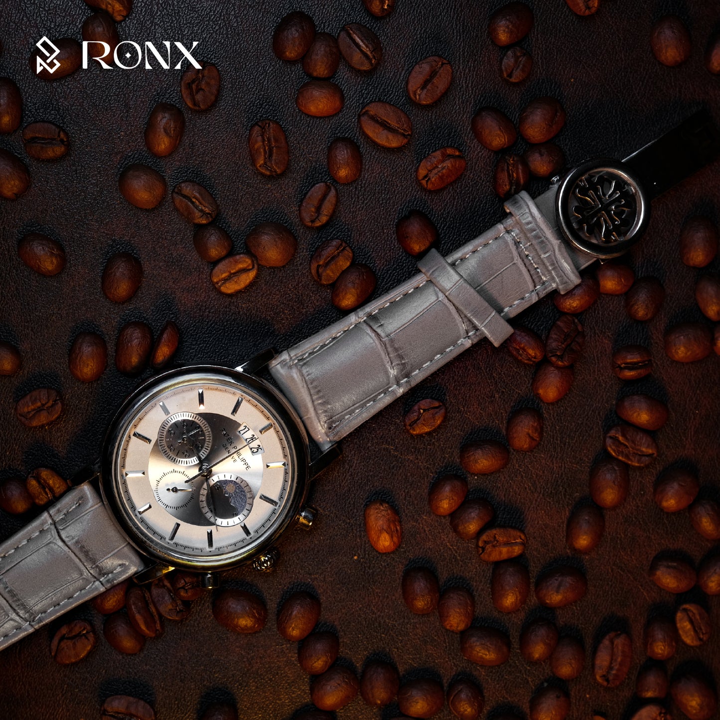 Classic Chronograph Leather Watch