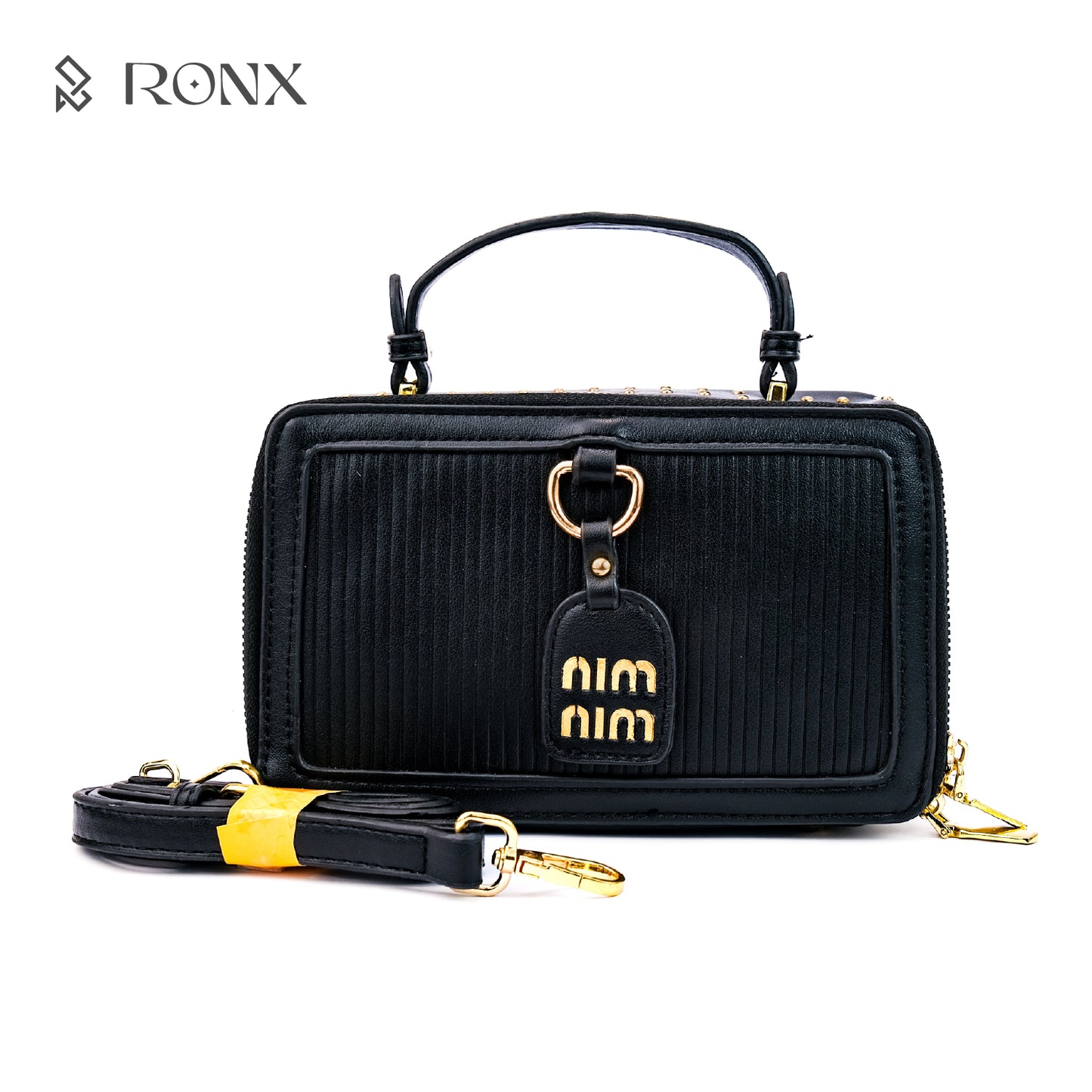 Black Enigma Handbag
