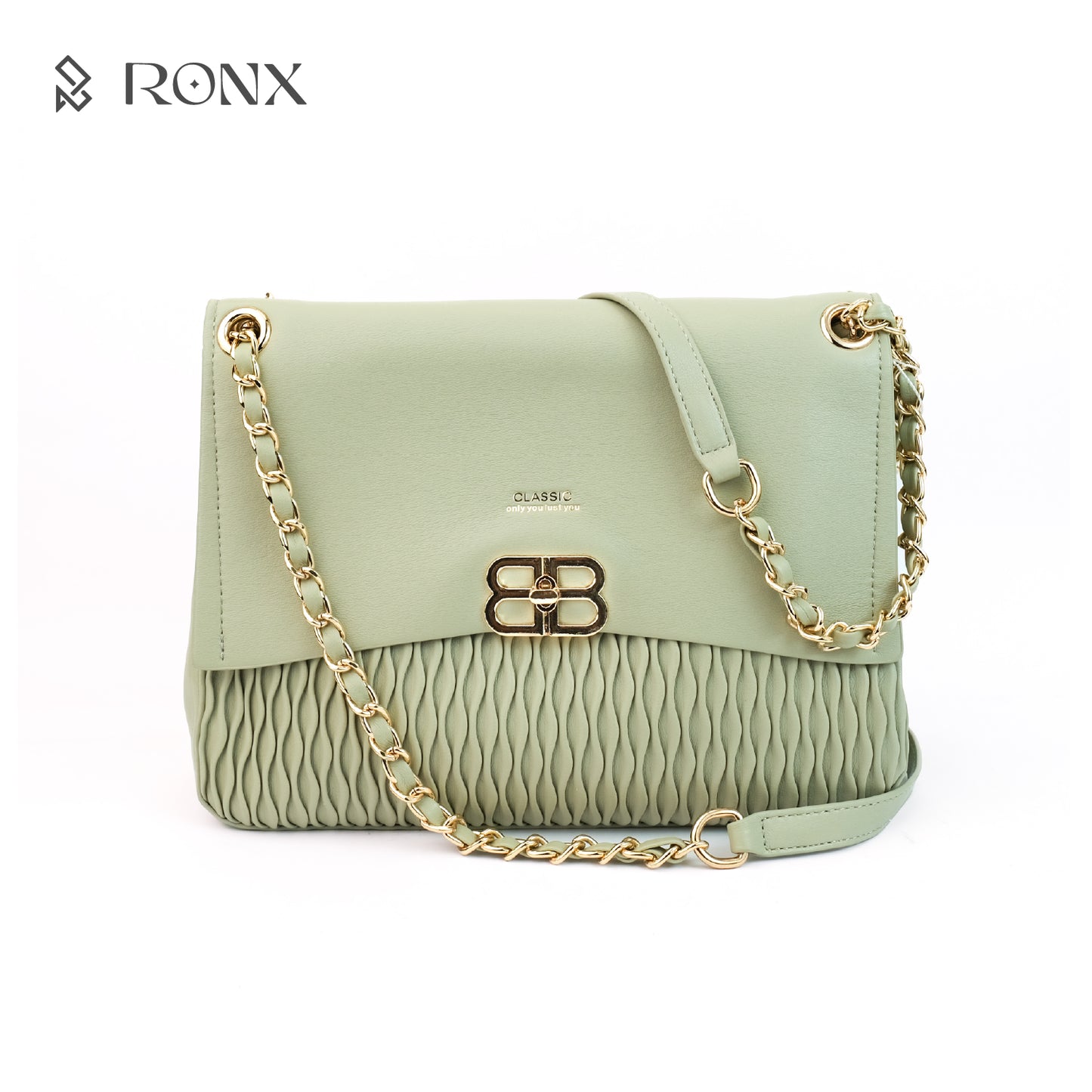 Golden Bloom Bag