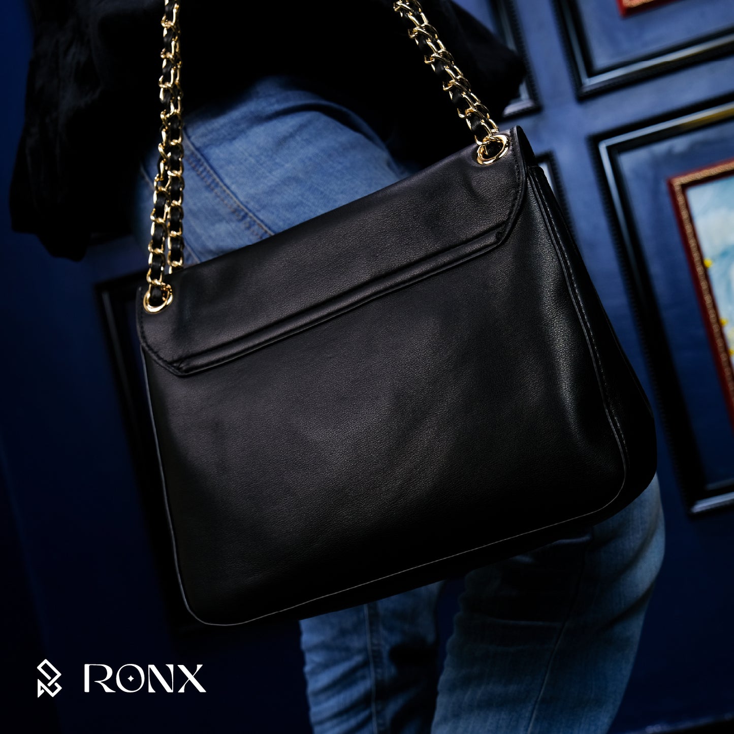 Golden Bloom Bag