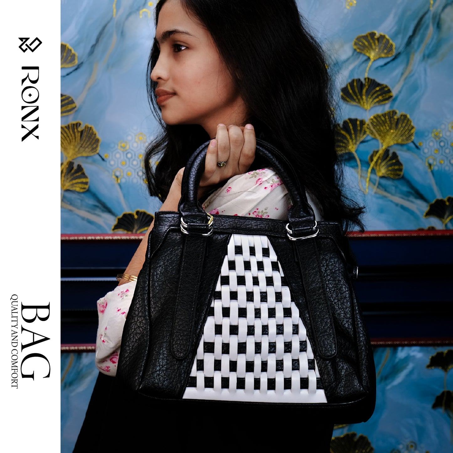 Lattice Luxe Handbag