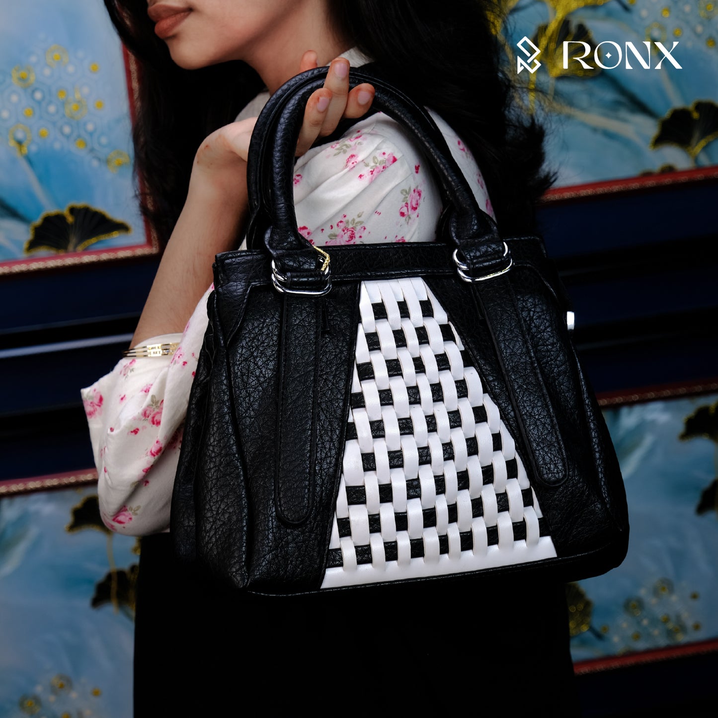 Lattice Luxe Handbag