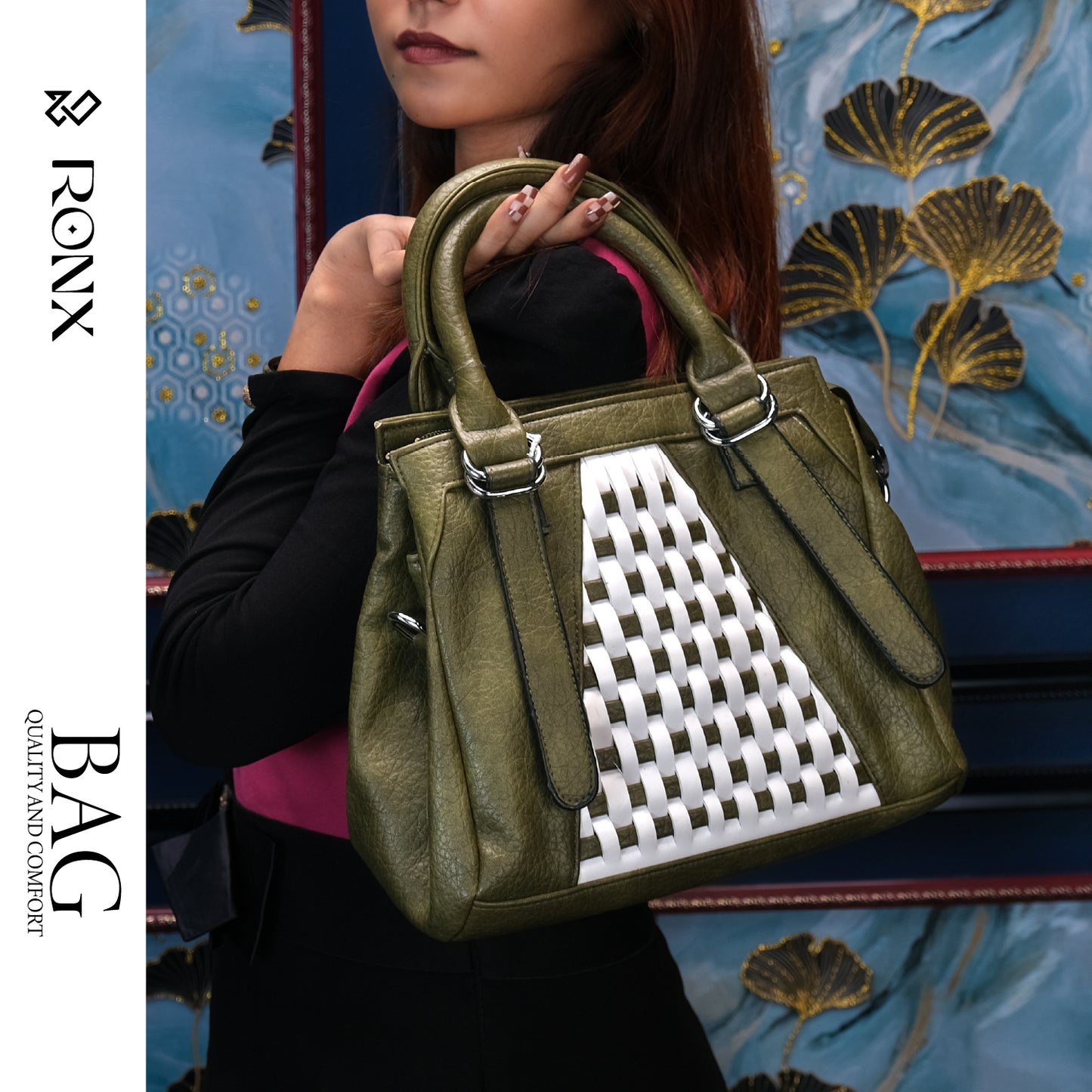Lattice Luxe Handbag