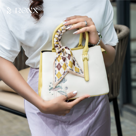 Lemon Ivory Charm Handbag