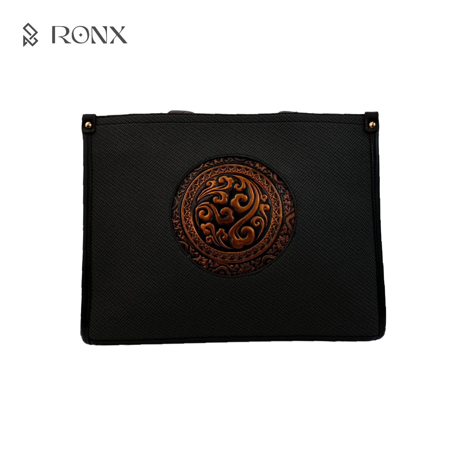 Lotus Circle Tote Bag
