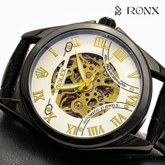 OnyxWinds Open-Heart Automatic Watch
