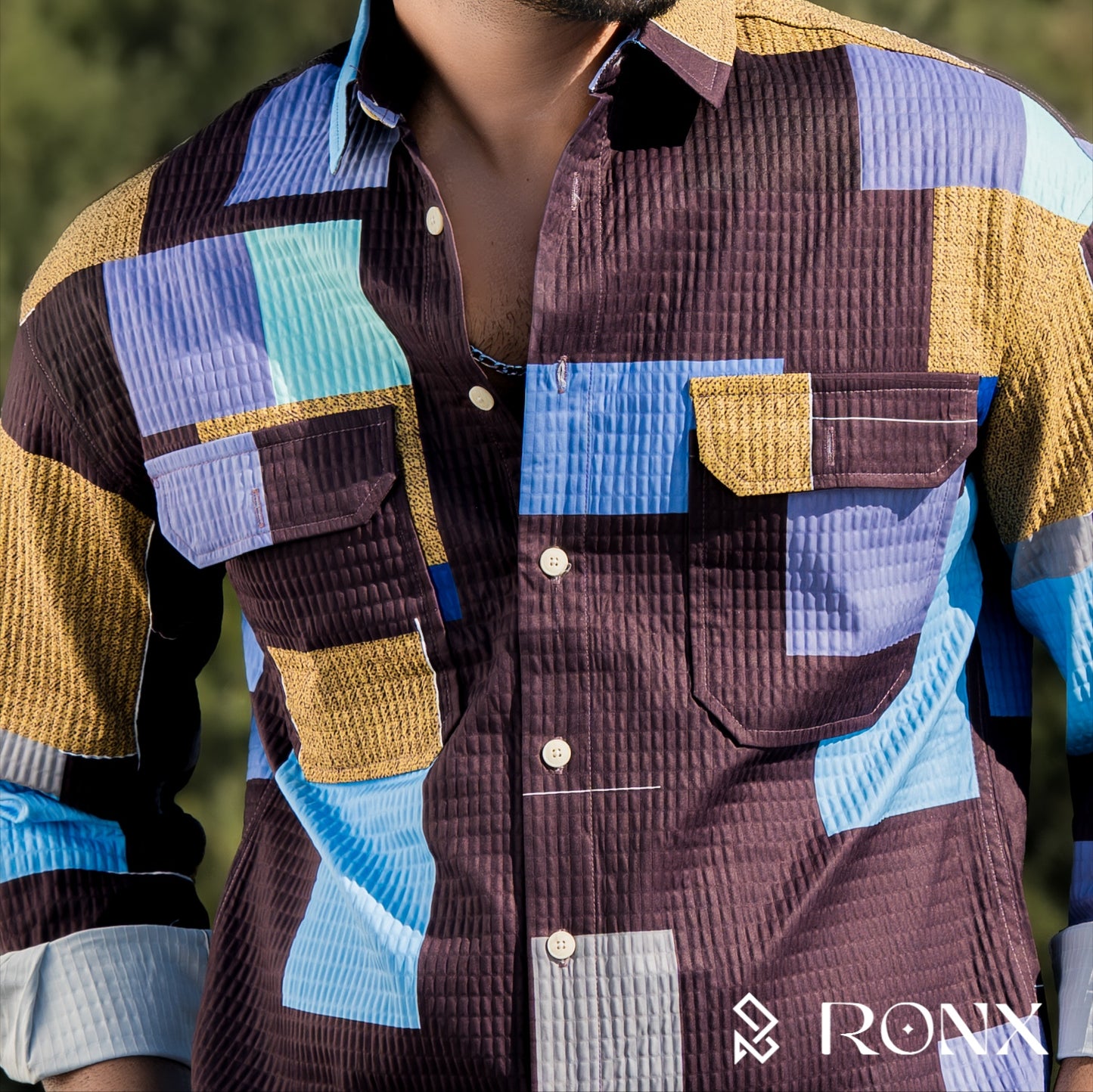 ColorBlock Royal Shirt