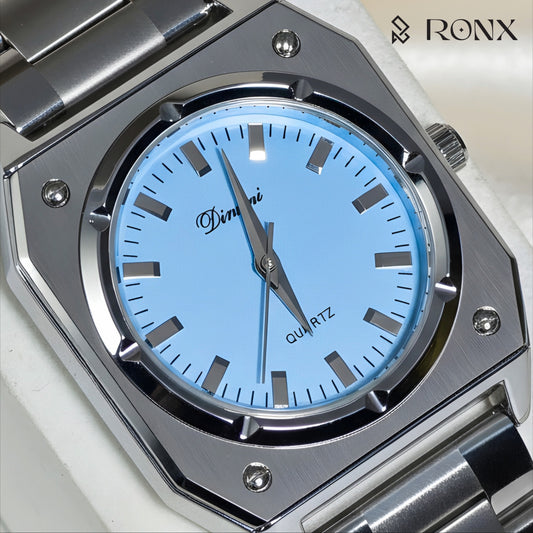 Sliver Timepiece Men’s Watch