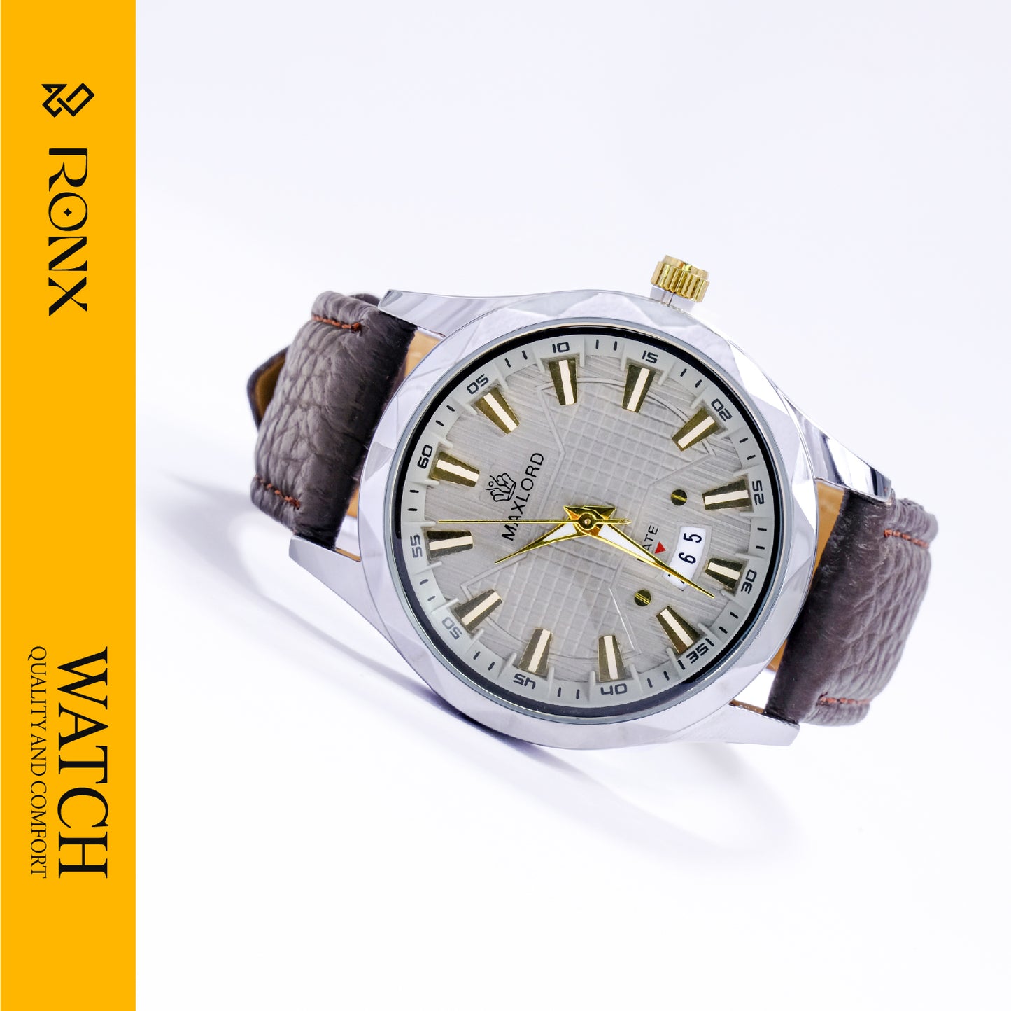 Classic Date Wrist Watch