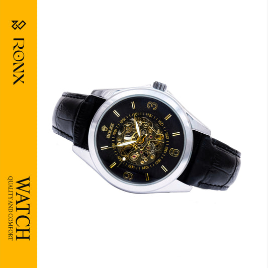 BlackForge Rolex Open-Heart Watch