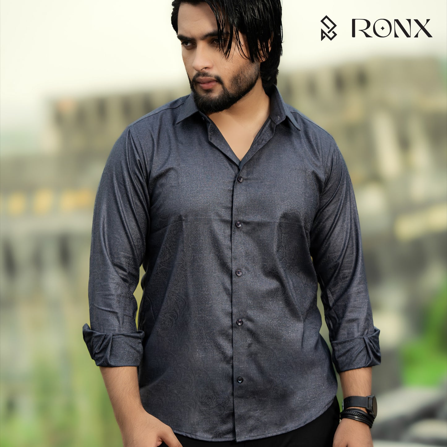 Graphite Premium Shirt - Chinese Fabrics