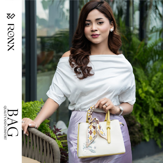 Lemon Ivory Charm Handbag