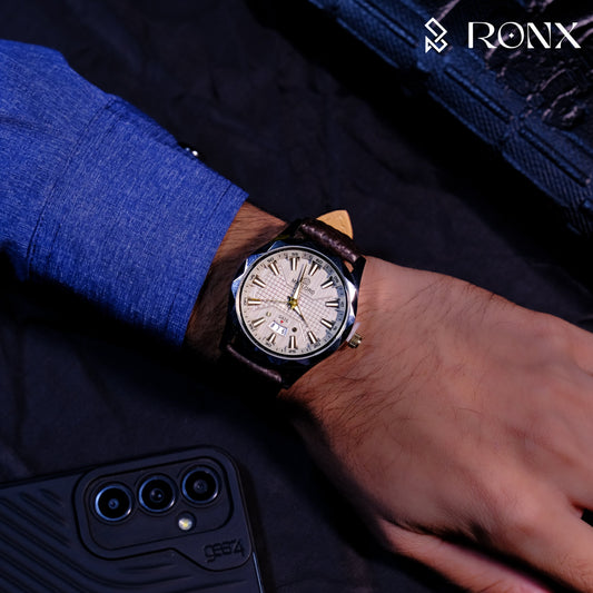 Classic Date Wrist Watch