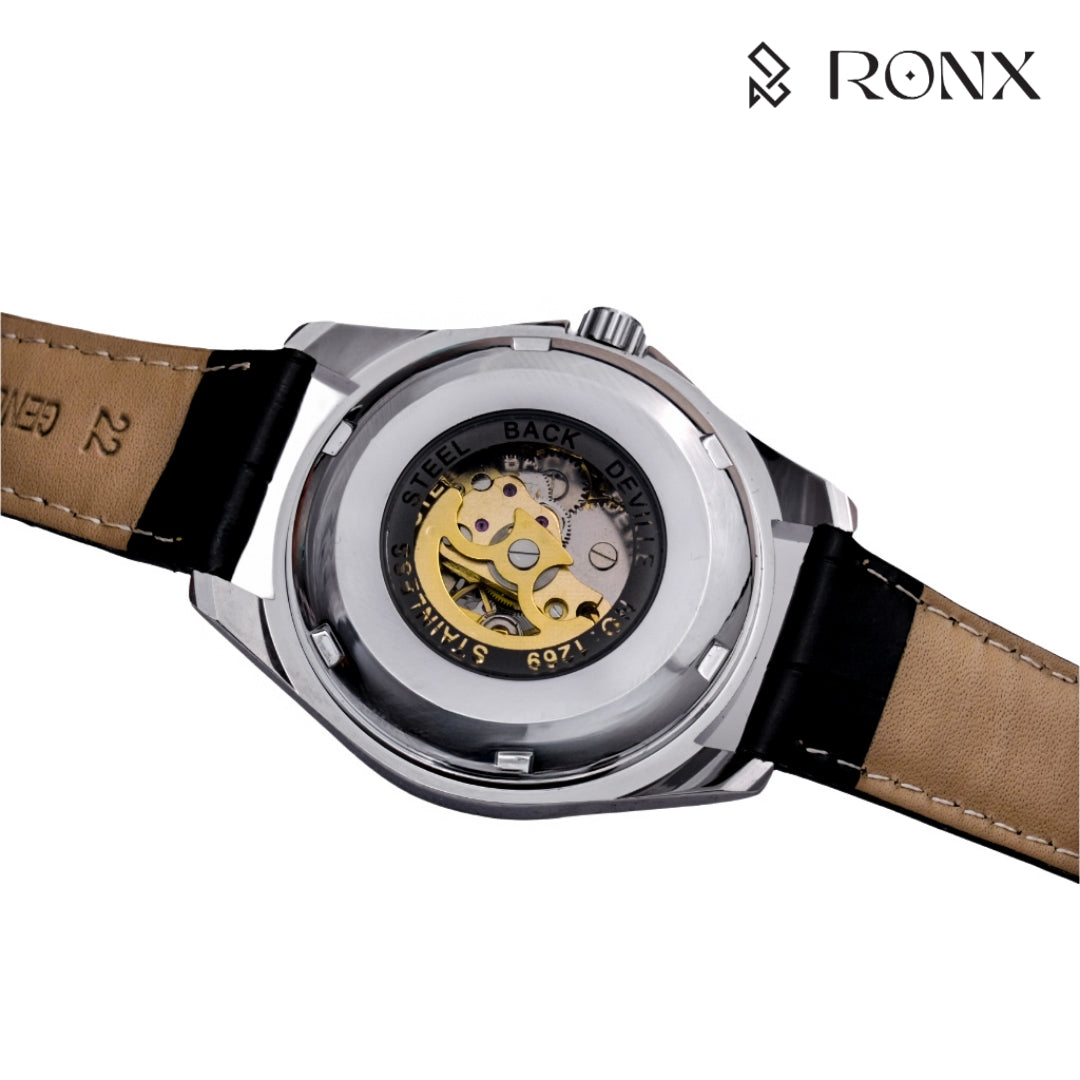 BlackForge Rolex Open-Heart Watch