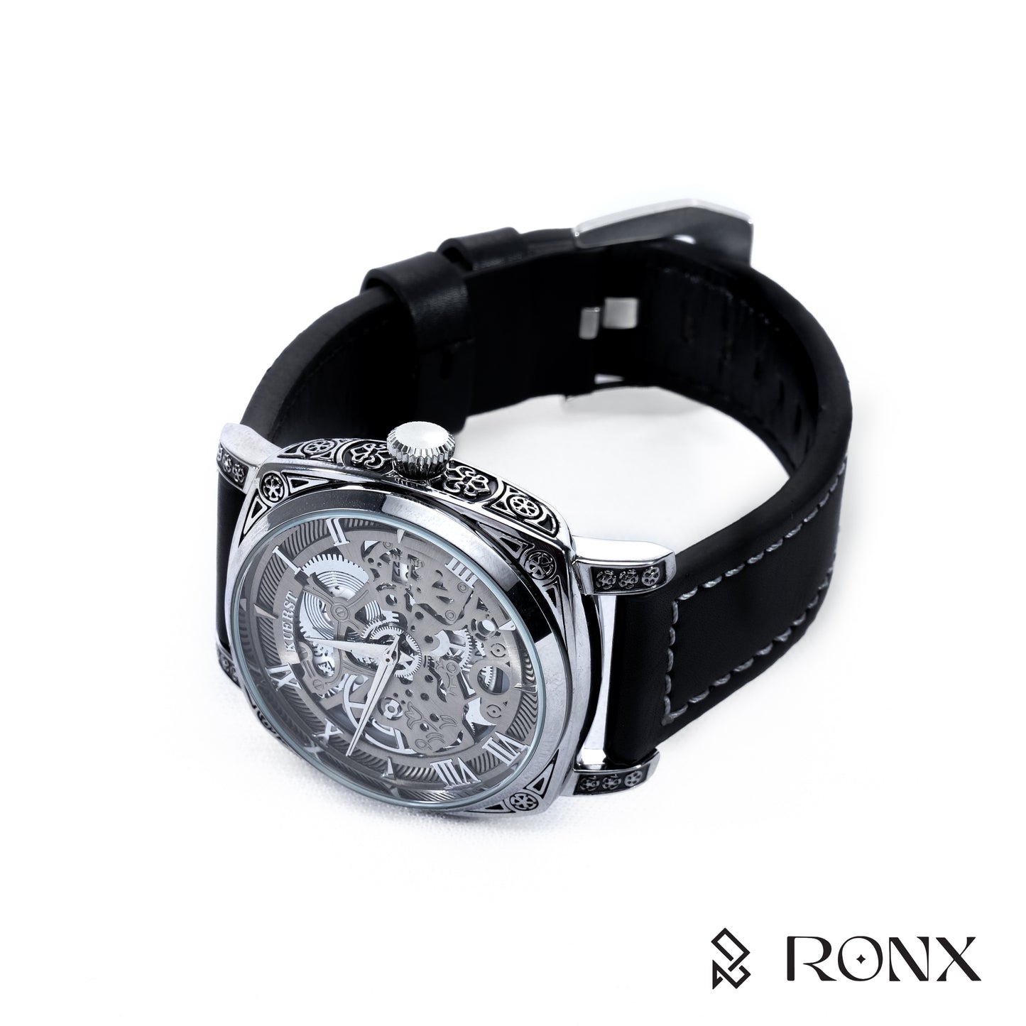 KUERST Regal Silver Mechanical Watch