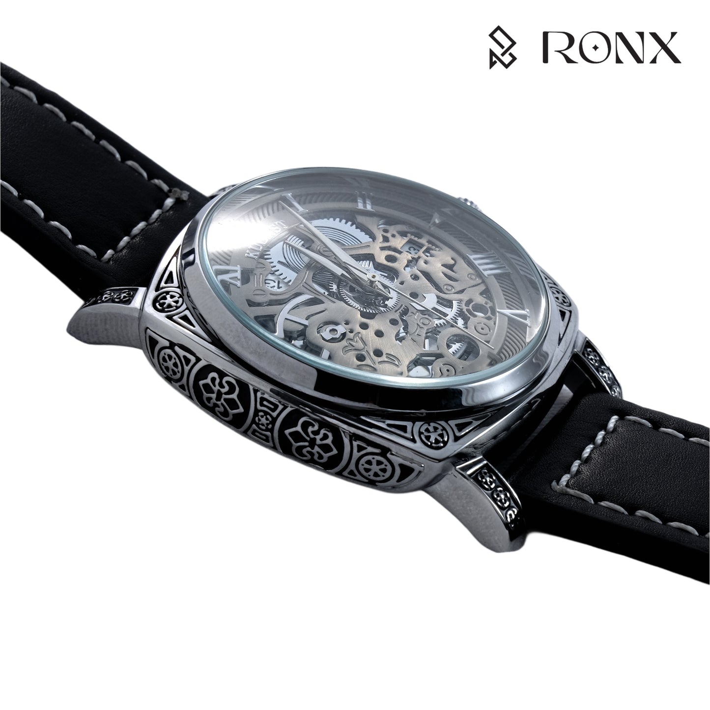 KUERST Regal Silver Mechanical Watch