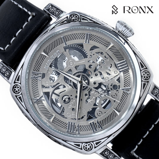 KUERST Regal Silver Mechanical Watch