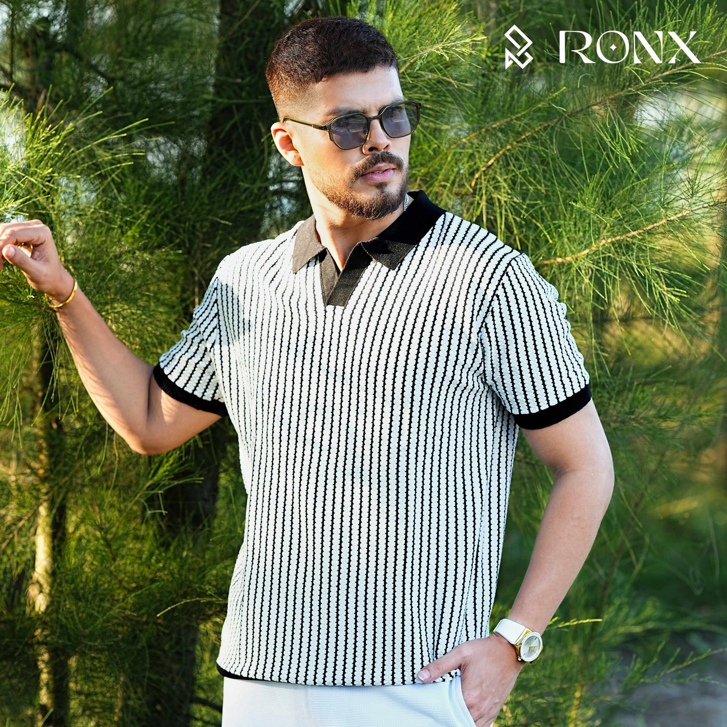 DualTone Knit Polo