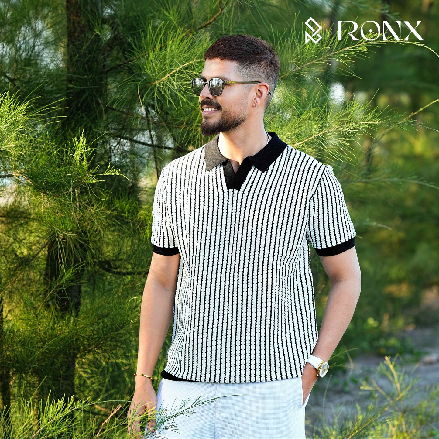 DualTone Knit Polo