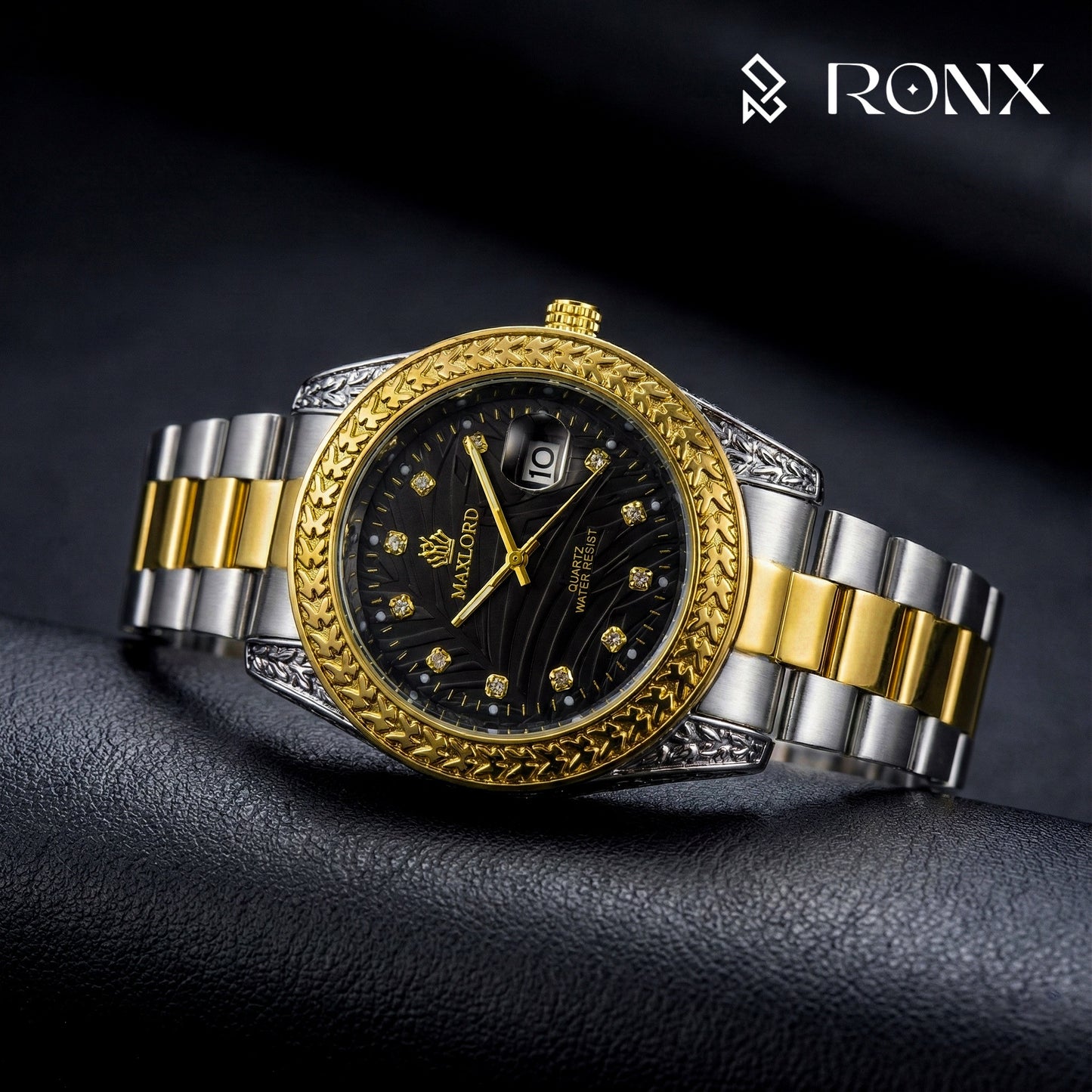 Maxlord Majestic Goldline Watch