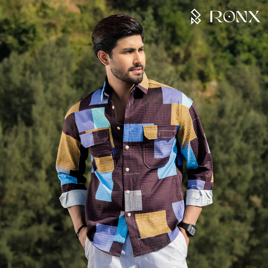 ColorBlock Royal Shirt