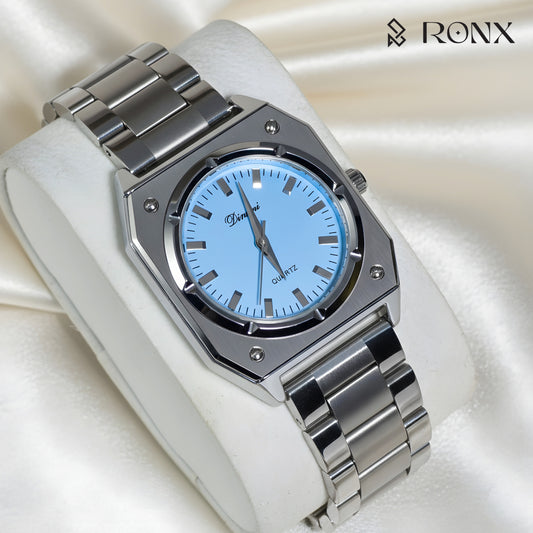 Sliver Timepiece Men’s Watch