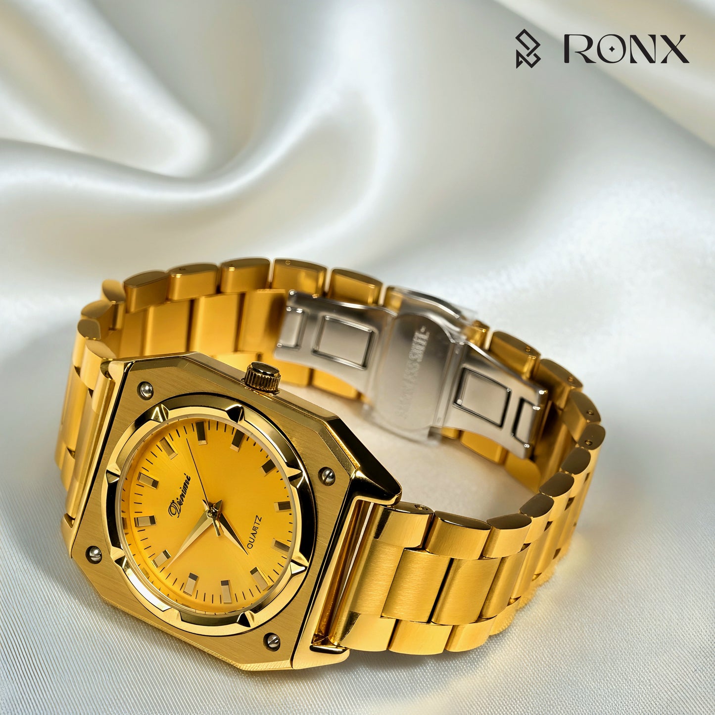 Golden Timepiece Men’s Watch