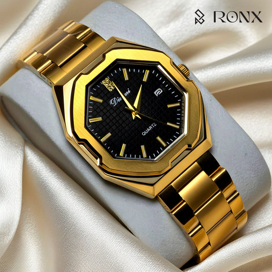 Dinimi CrownEdge Gold Watch