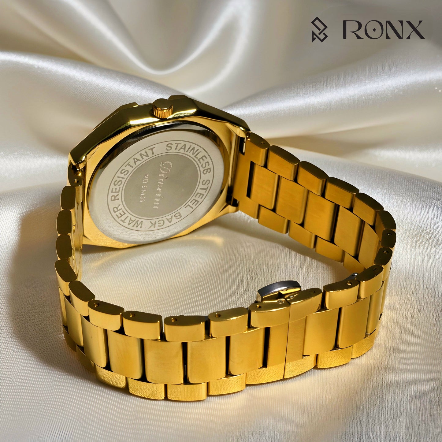 Dinimi CrownEdge Gold Watch